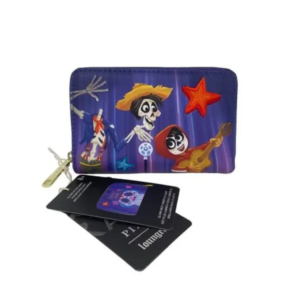 Loungefly Pixar Moments Miguel & Hector Performance Zip Wallet NWT - Picture 5 of 6
